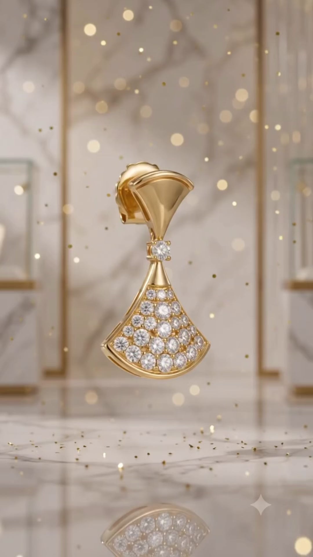 Earrings gold plated